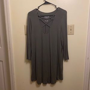Super soft olive green tunic